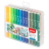 24 color Super Brush markers