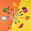 colorful scented markers
