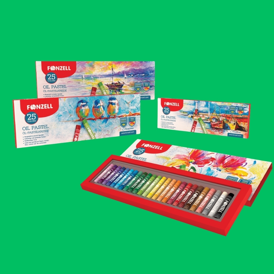 پاستل 25 رنگ خلاقانه فونزل